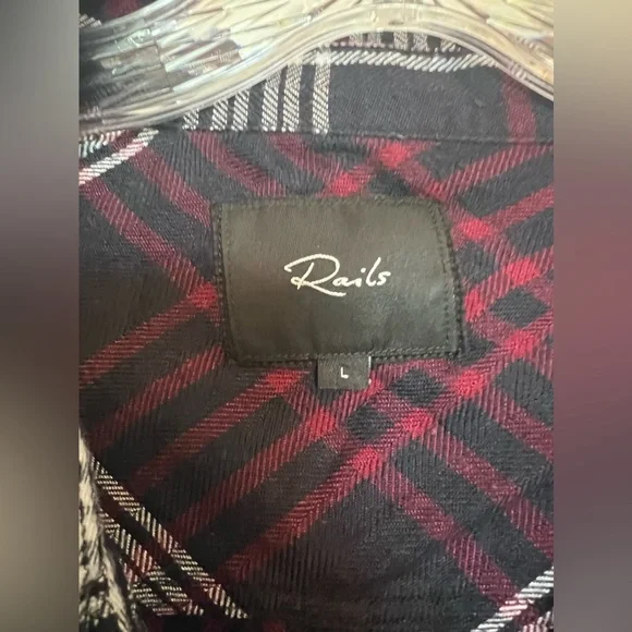 Rails button down long sleeve plaid shirt - Picture 4 of 6